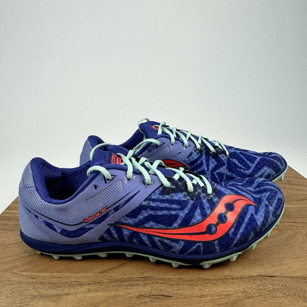 New Womens Saucony Havok XC Flat Racing Track & Field Running Shoes‎ Sz 11